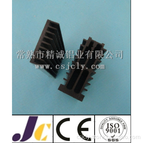 Black Anodizing Aluminium Heatsink, Heatsink Aluminium Extrusion Profile (JC-P-82029)
